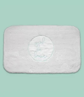 Girl Be Brave Bath Mat