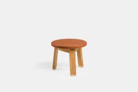 LOW STOOL UPHOLSTERED