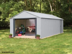 14x31 ft. Arrow Murryhill Storage Shed - Flute Grey