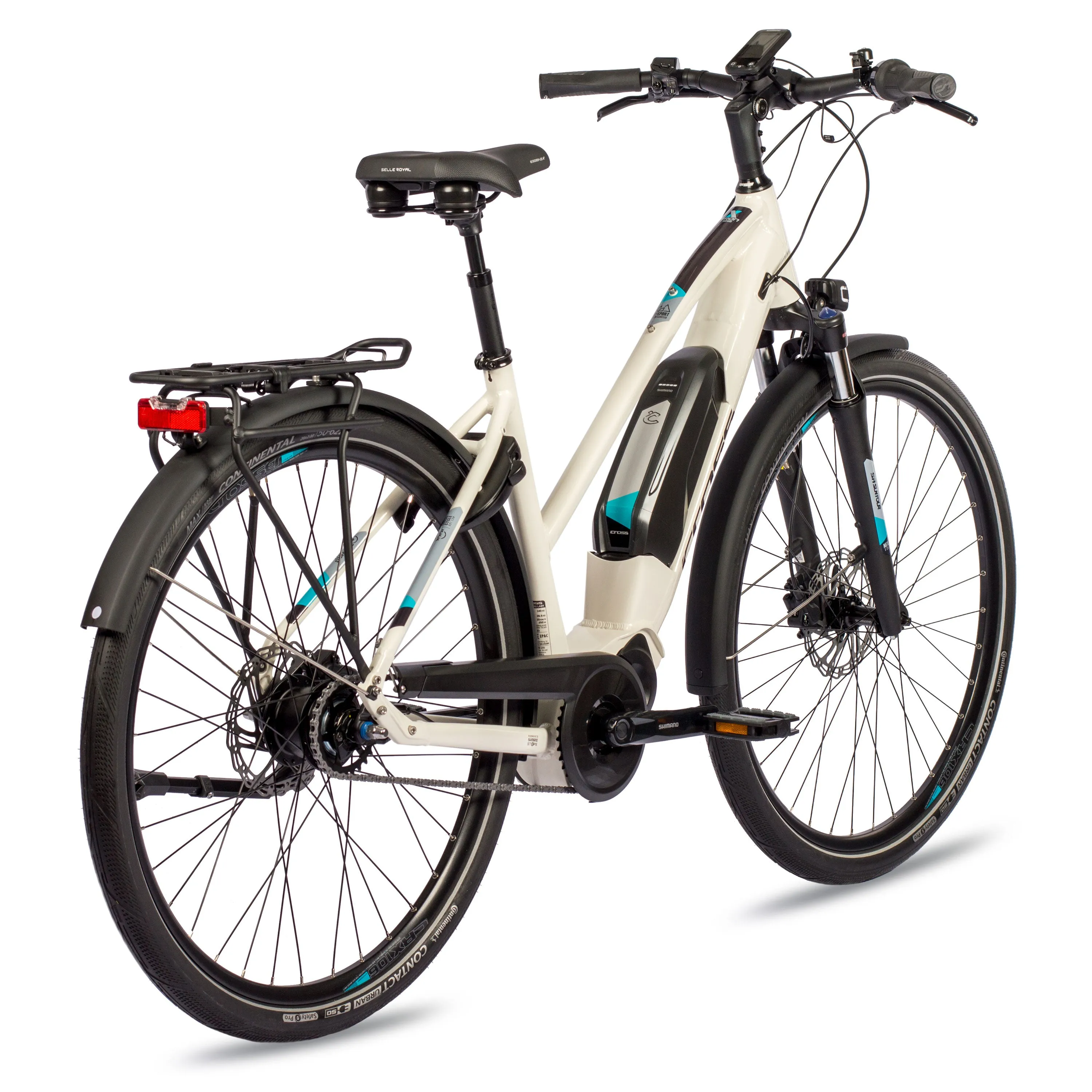 28 Zoll E-Bike Damen City Fahrrad X-Tron SR2 SHIMANO STеPS E-5000 418Wh 5 GANG SHIMANO NEXUS INTER 5