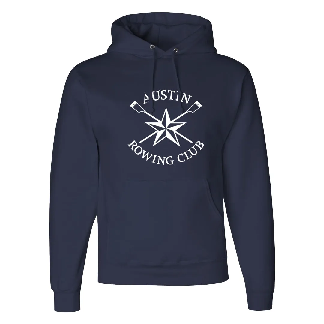 50/50 Hooded Austin Rowing Club Pullover Sweatshirt (printed)