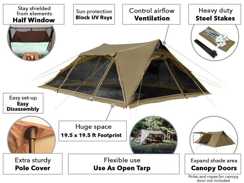 6X6 Super Tent