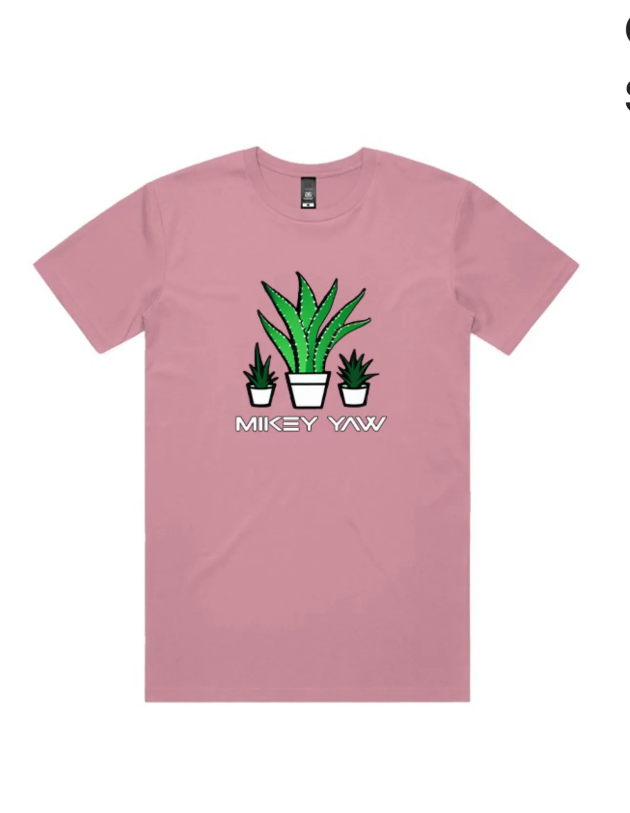 Aloe Plants Monogram Short Sleeve Staple T-Shirt