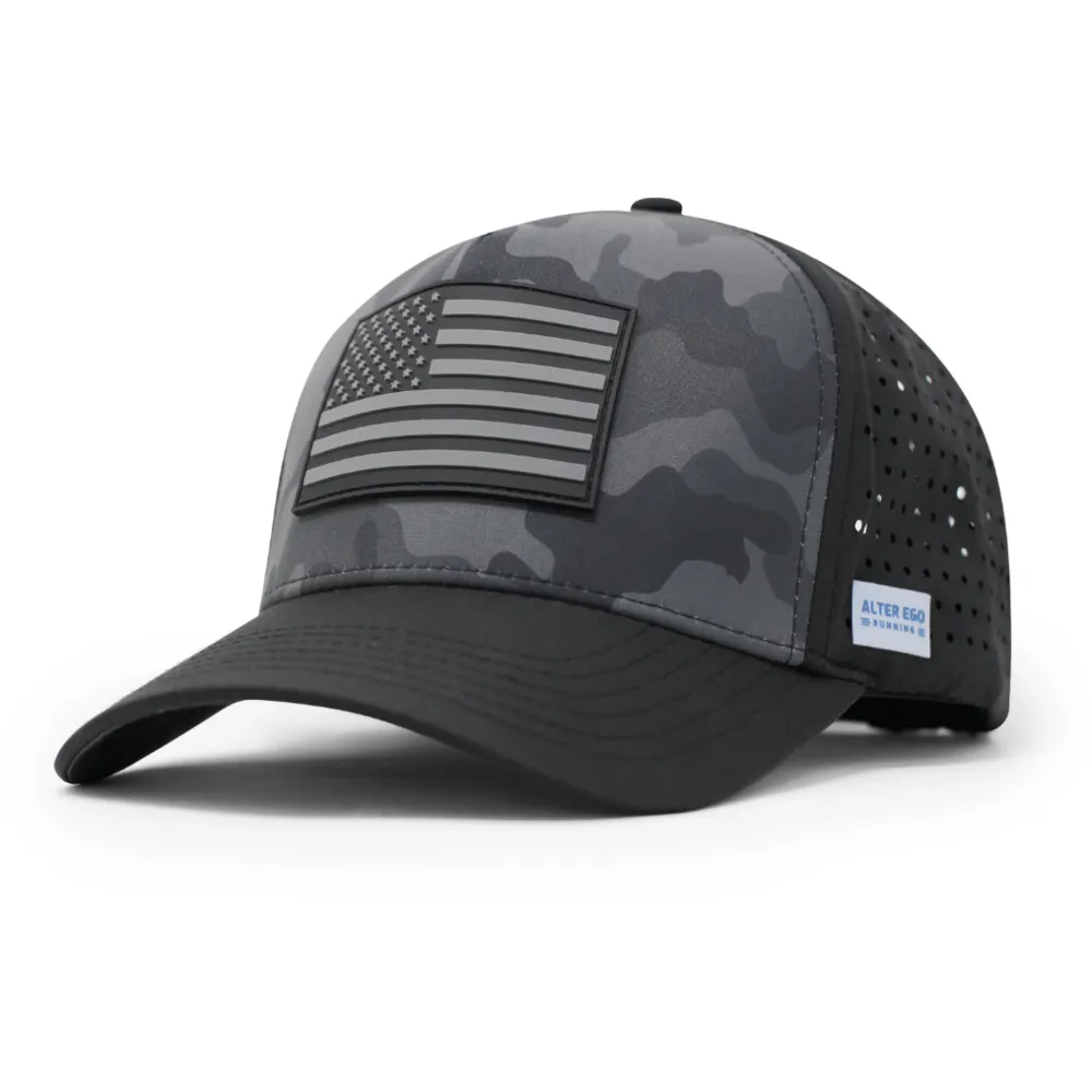 ALTEREGO Coaster Splash Dark Camo Flag Hat