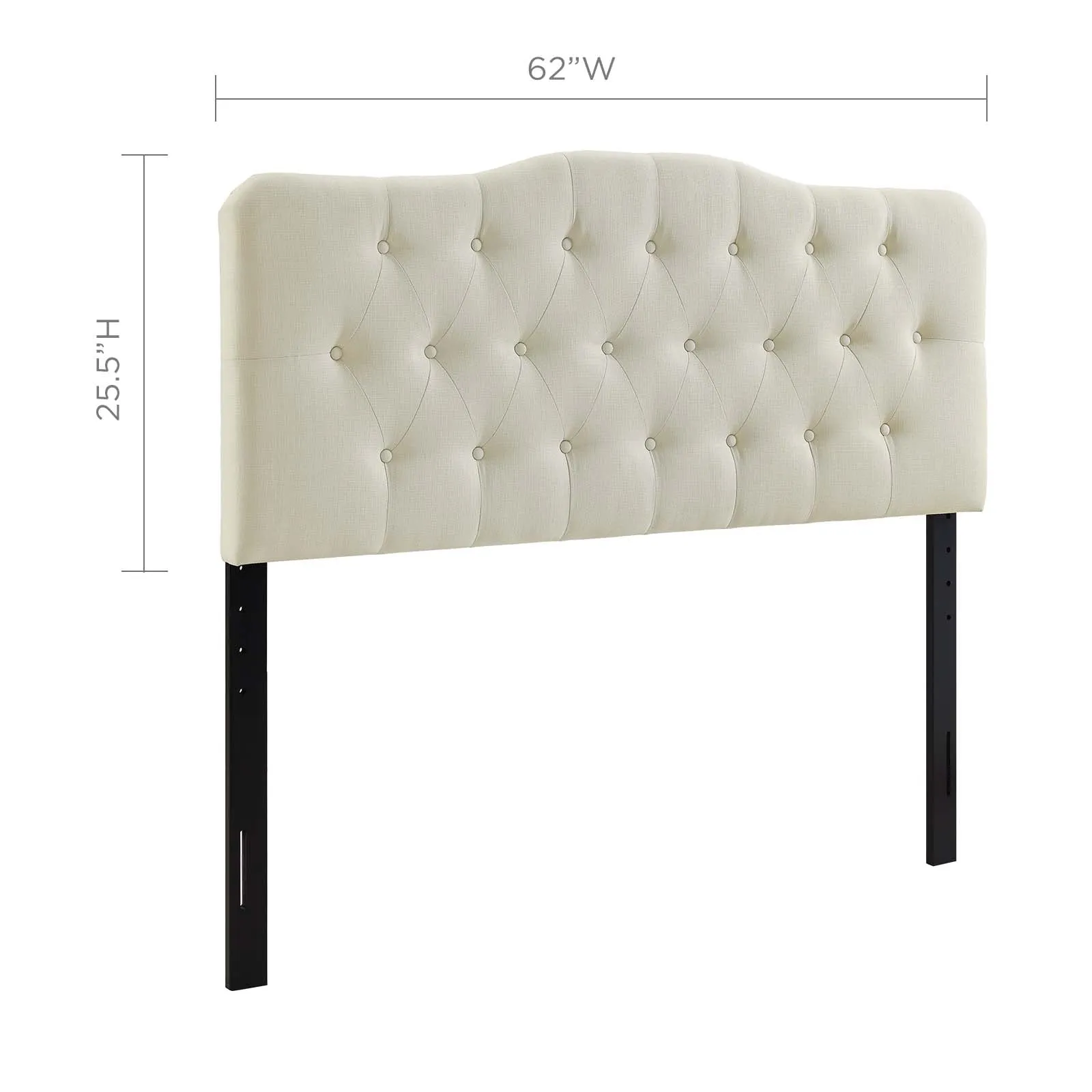 Annabel Upholstered Fabric Headboard by Modway