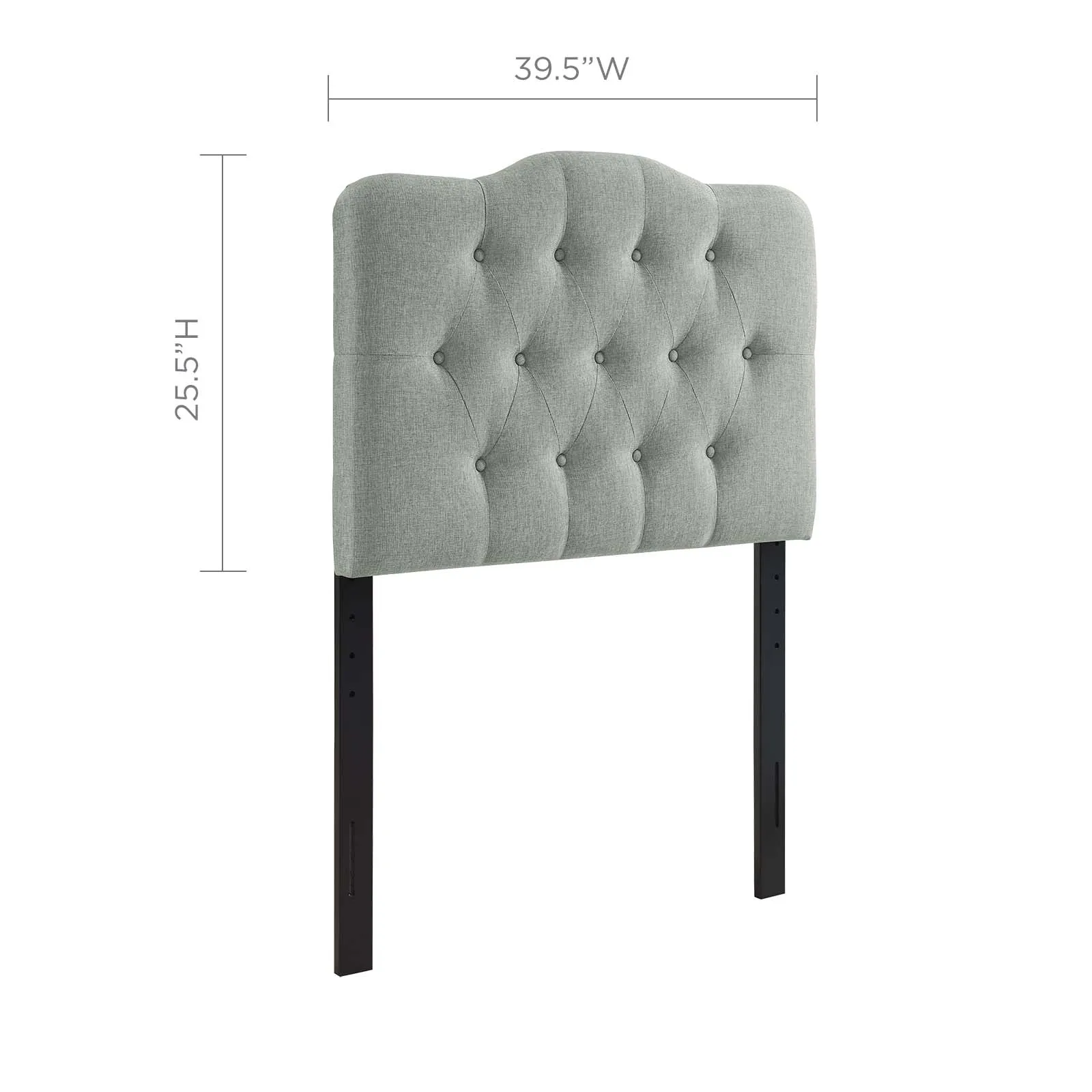 Annabel Upholstered Fabric Headboard by Modway