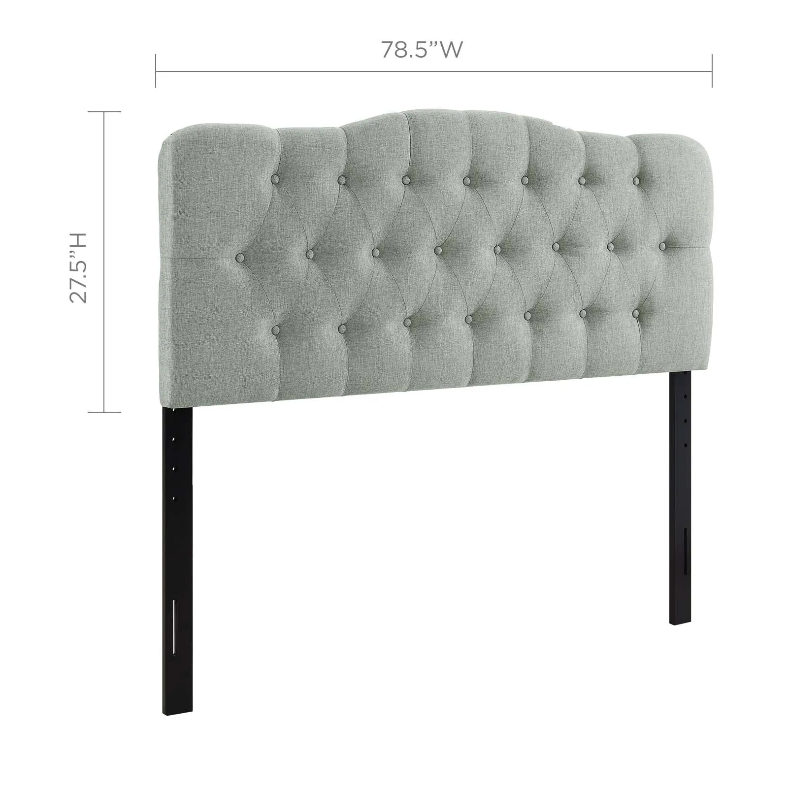 Annabel Upholstered Fabric Headboard by Modway