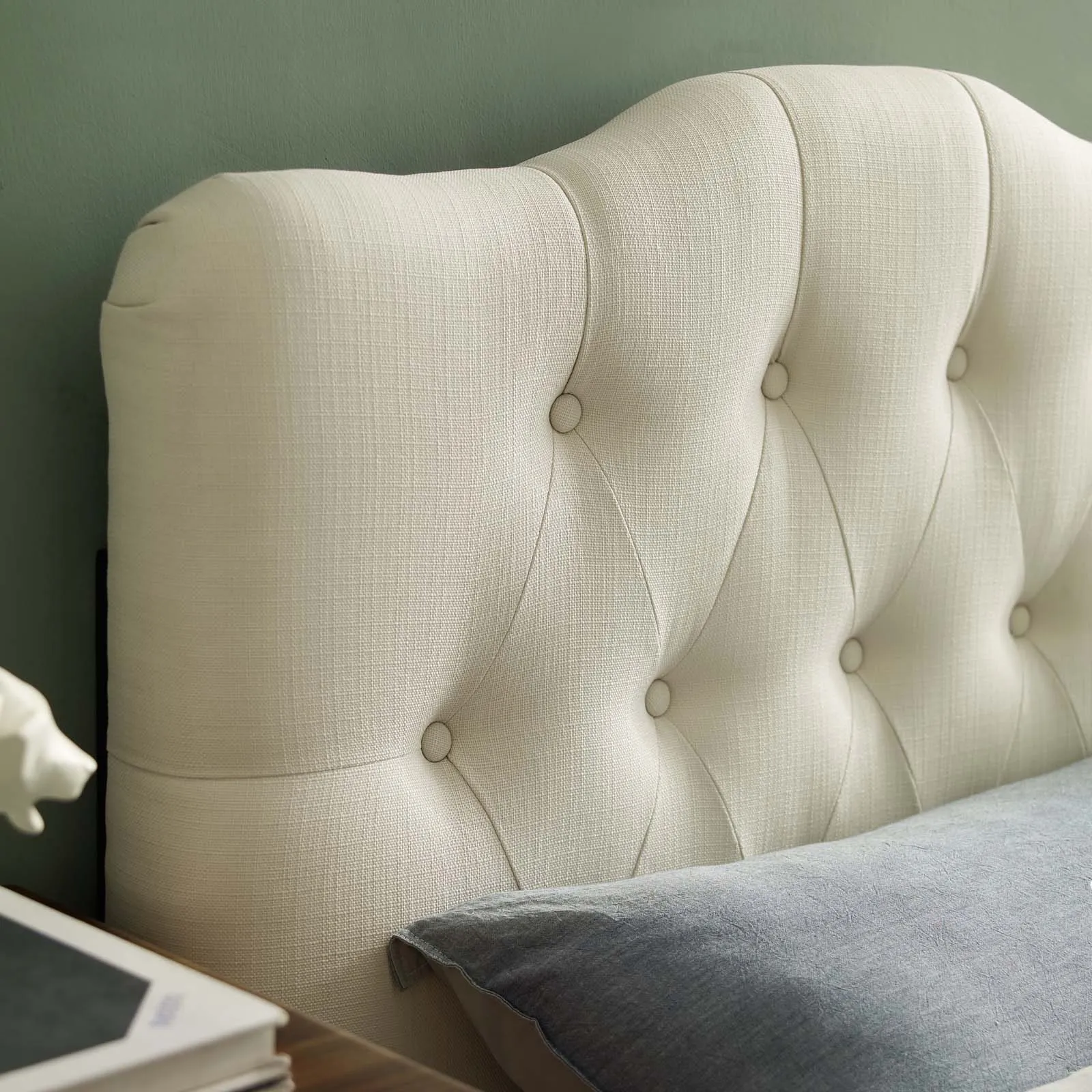 Annabel Upholstered Fabric Headboard by Modway