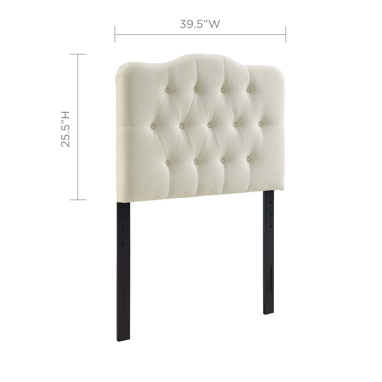 Annabel Upholstered Fabric Headboard by Modway