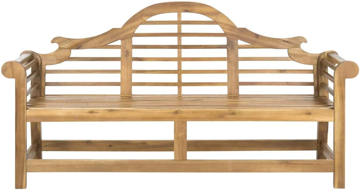 Arched Bench in Natural Finish