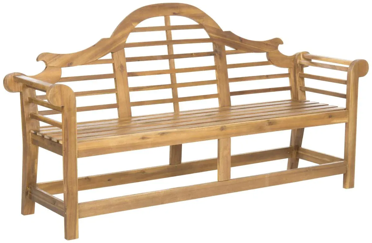 Arched Bench in Natural Finish