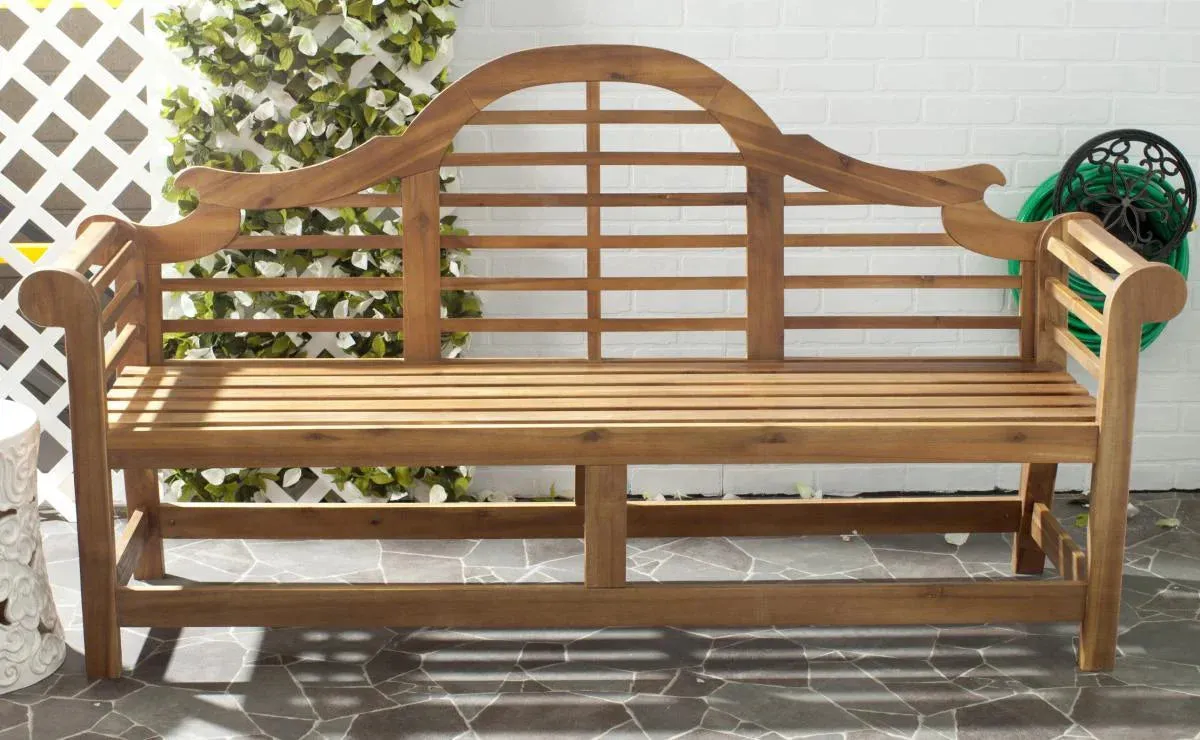 Arched Bench in Natural Finish