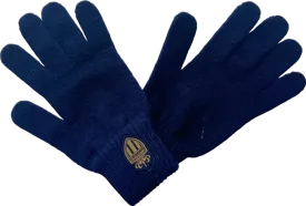 AS Monaco FC Navy Blue Knitted Gloves One Size