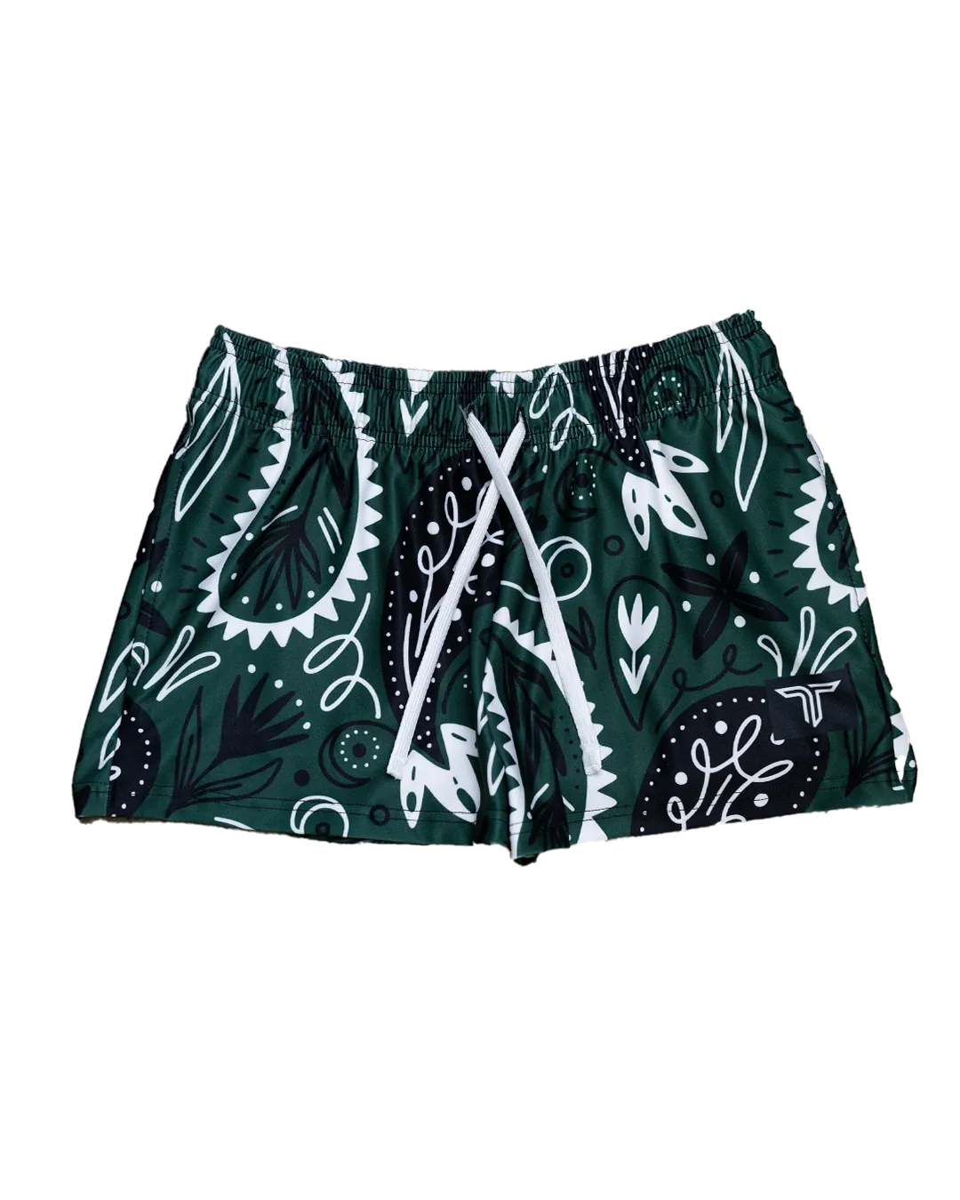 Bandana Women's Gym Short (3" Inseam) - Hunter