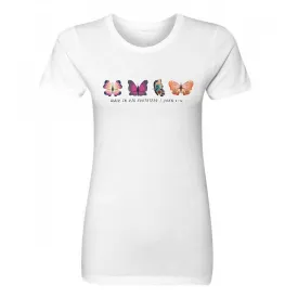 Butterfly Lineup Women's Christian T-Shirt