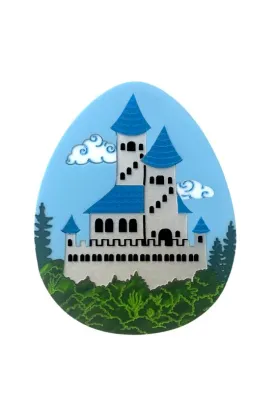 Castle Sleeping Beauty Brooch by Daisy Jean