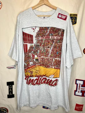 Deadstock Indiana Hoosiers Big Print Gym T-Shirt: XXL