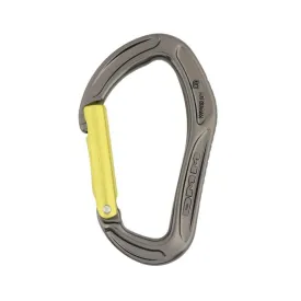 DMM Alpha Sport Straight Gate Carabiner - Titanium/Lime