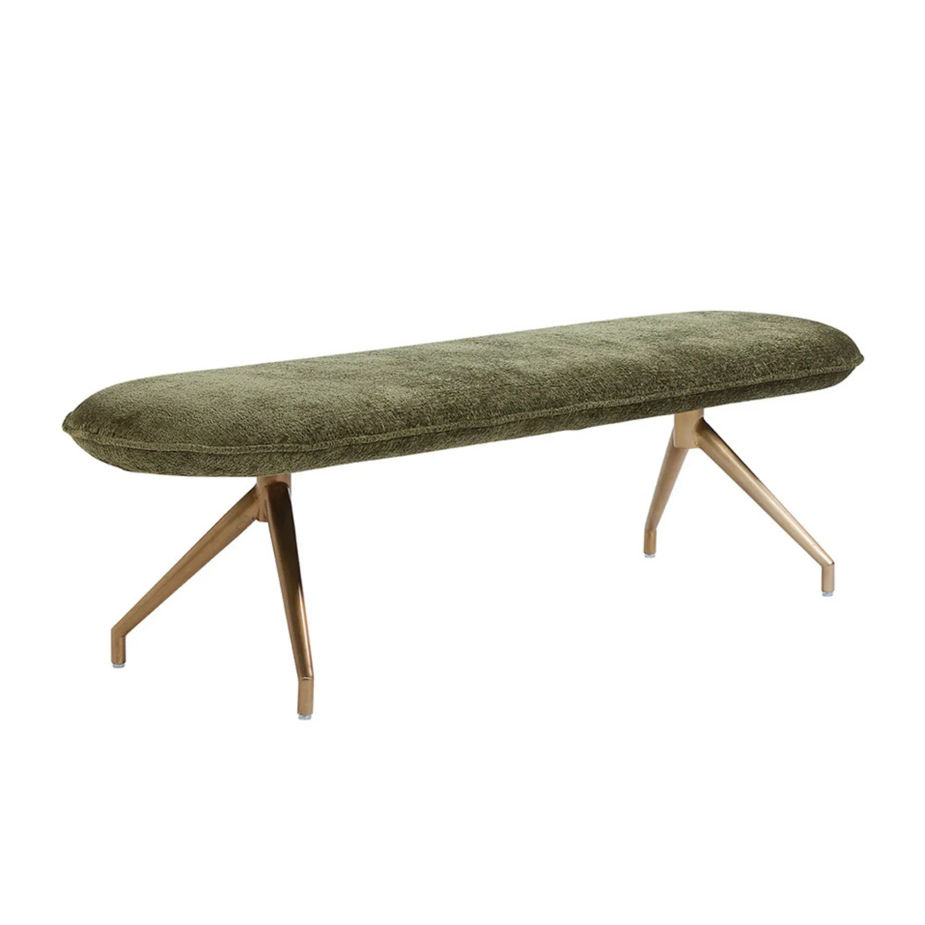 Elenor Olive Upholstered Bench