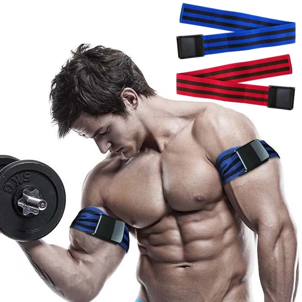 Fitness Gym Equipment Musculation BFR Occlusion Bands Bodybuilding Weightlifting Wrap for Biceps Blood Flow Restriction Training