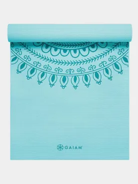 Gaiam Marrakesh Turquoise Yoga Mat 6mm