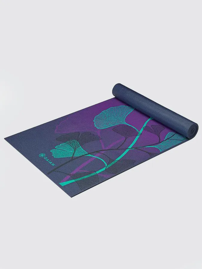 Gaiam Premium Lily Shadows Yoga Mat 6mm