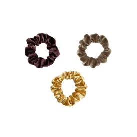 Ginger Spice Velvet Scrunchies 3-Pack