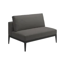 Gloster Grid Armless Dining Sofa