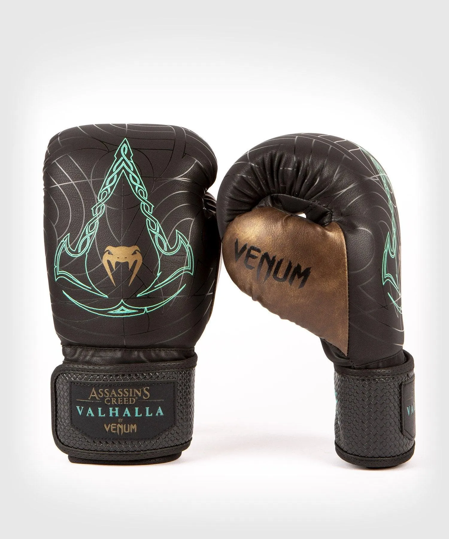 Guantes de boxeo Venum Assassin's Creed - Negro/Azul