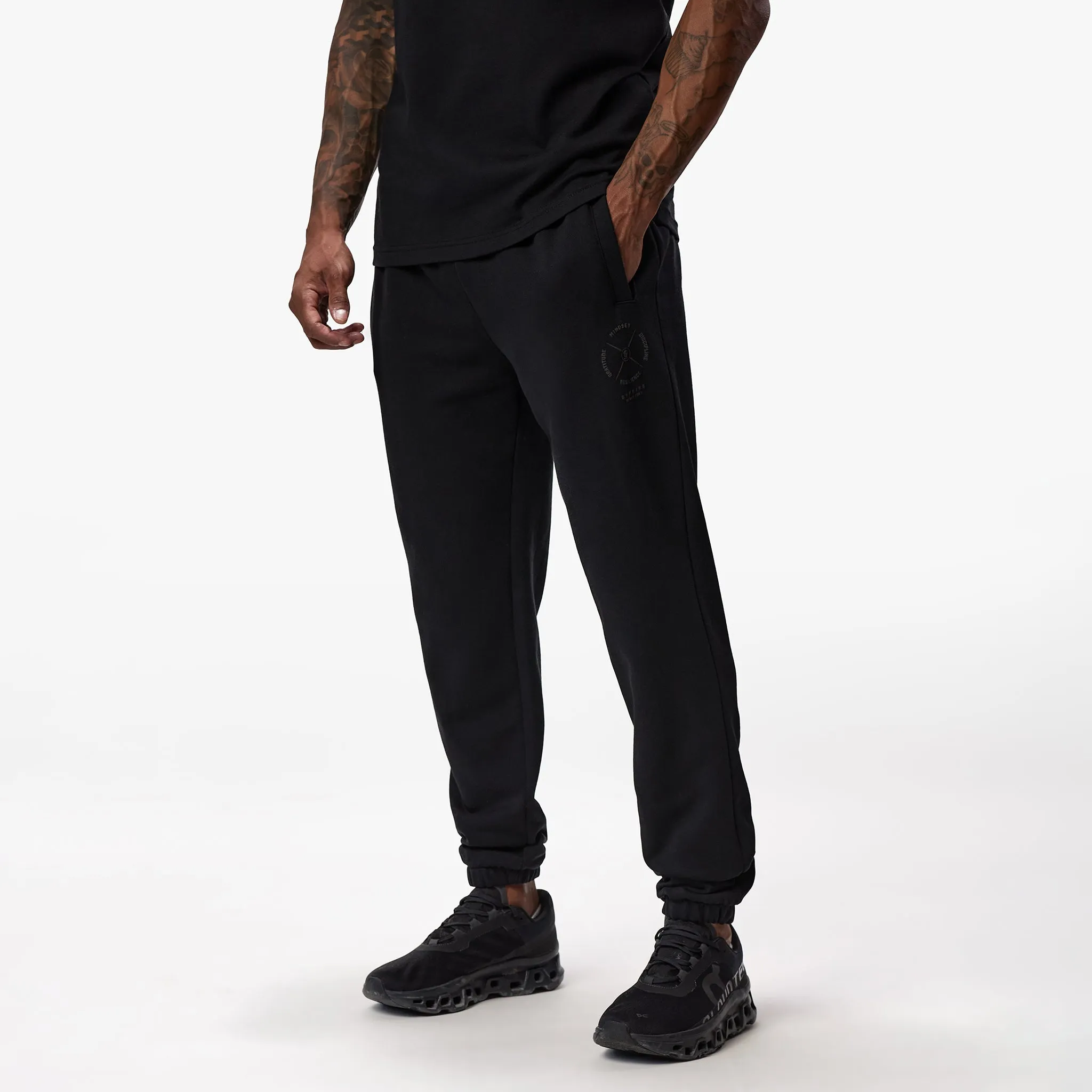 Gym King Compass Jogger - Black