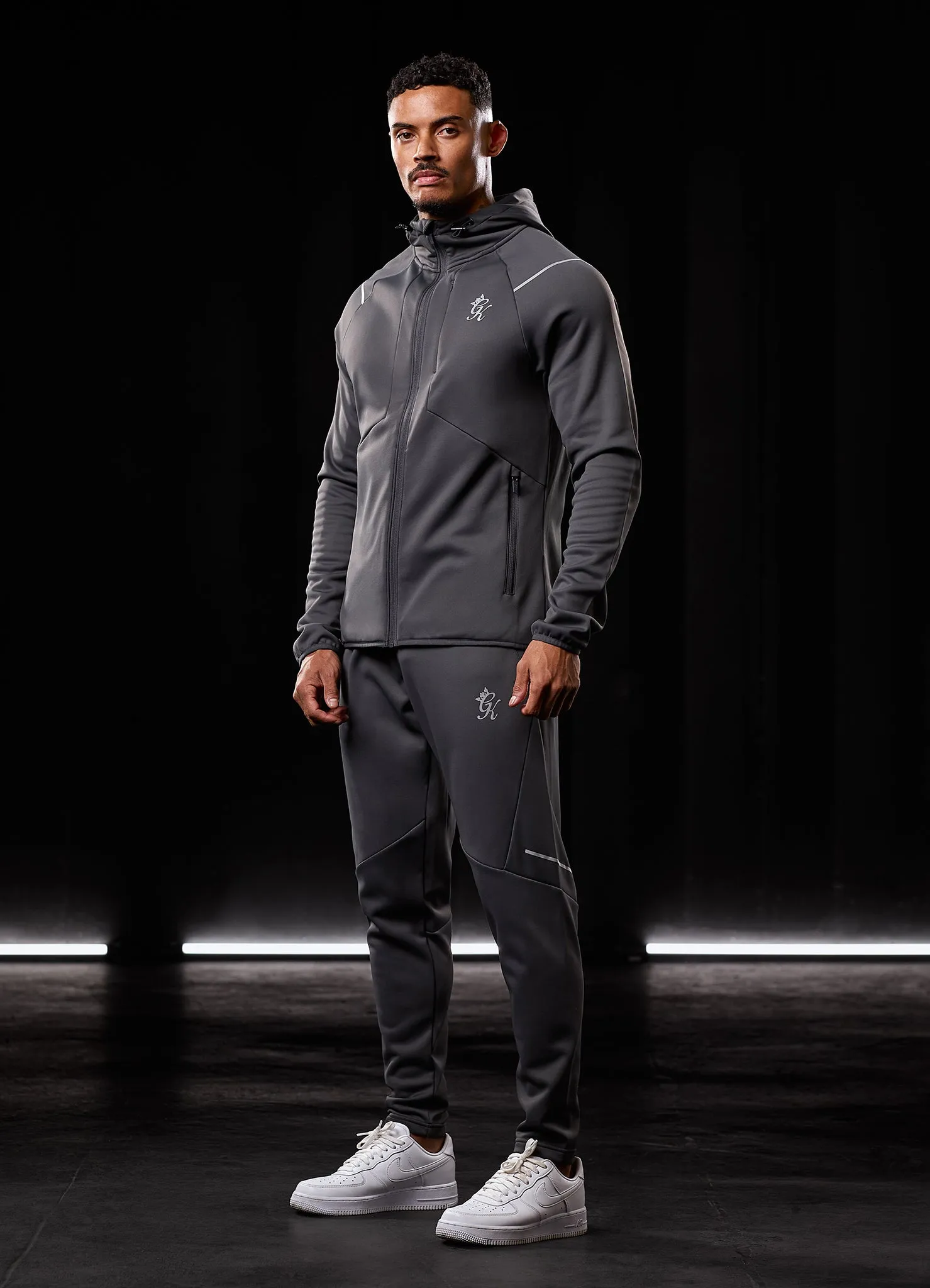 Gym King Reflect Poly Jogger - Graphite