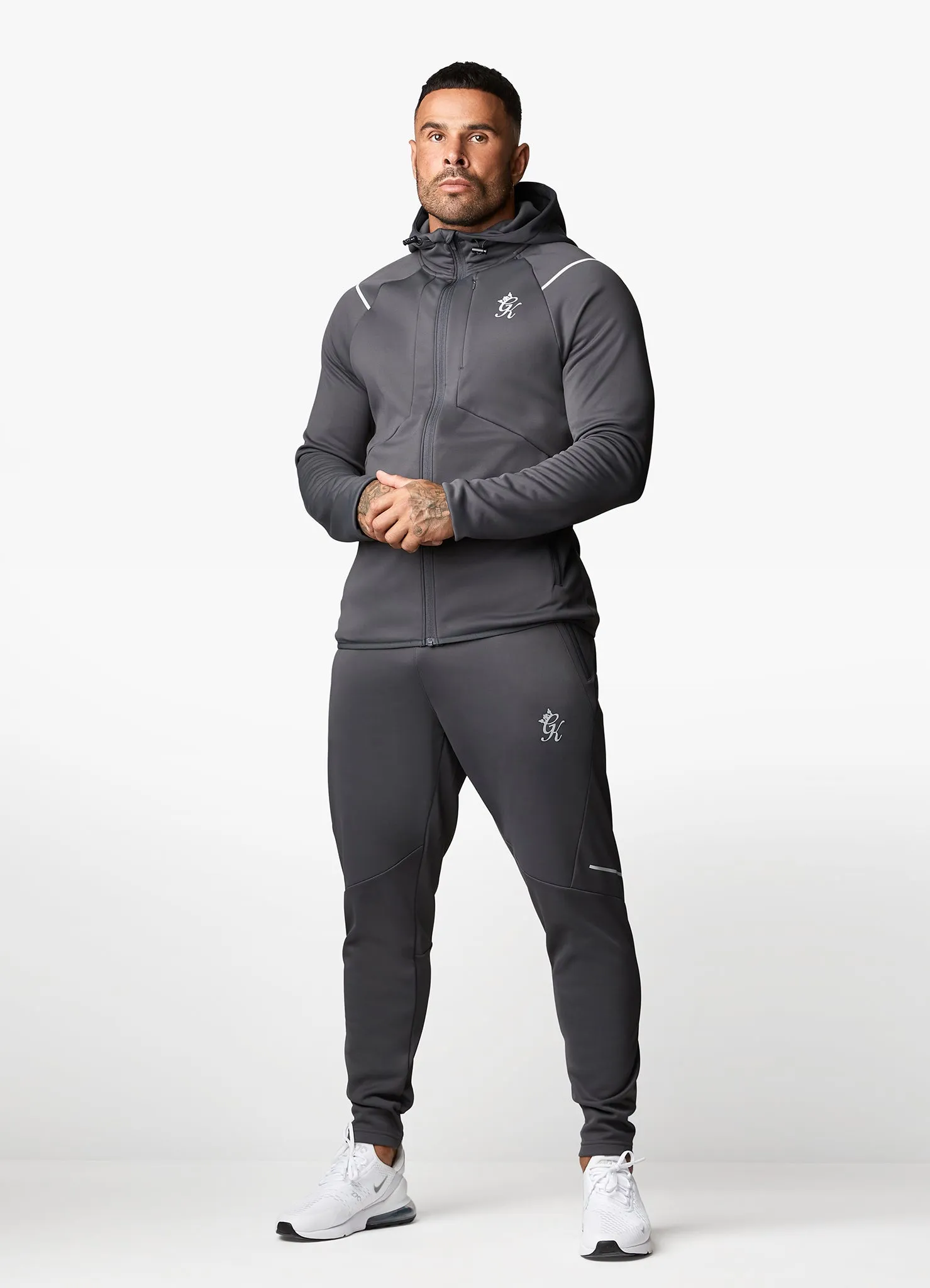 Gym King Reflect Poly Jogger - Graphite