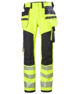 Helly Hansen Icu Hi Viz Stretch Construction Trousers Class 2-77472