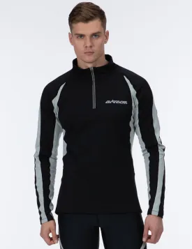 Herren Thermo Laufshirt Langarm Pro Schwarz