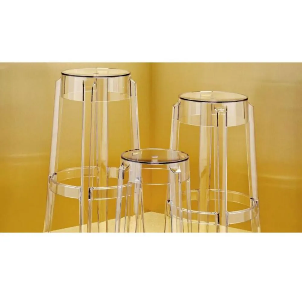 Kartell Charles Ghost Bar and Counters Stool - Sets of 2