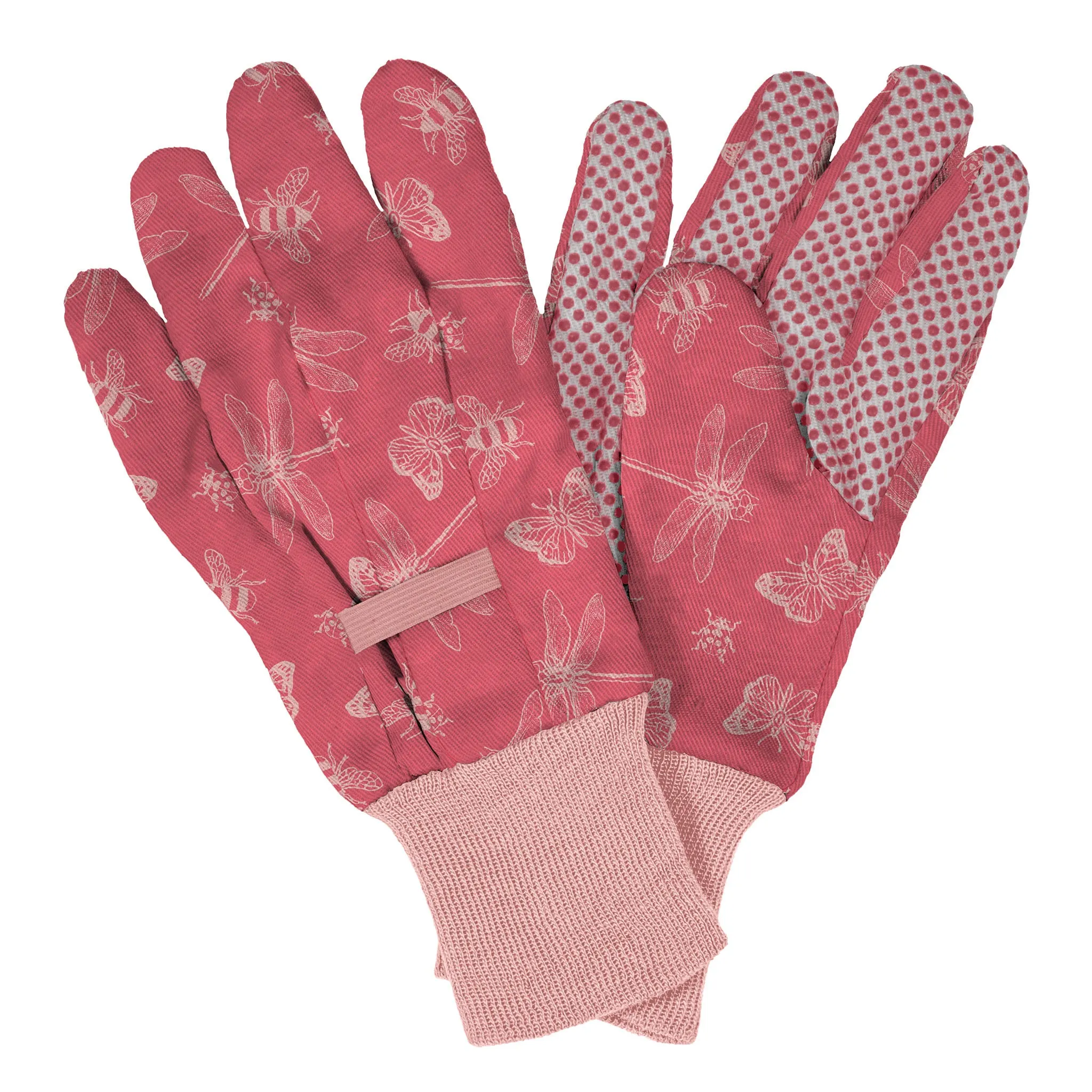 Kent & Stowe Flutter Bugs Print Cotton Gloves Triple Pack