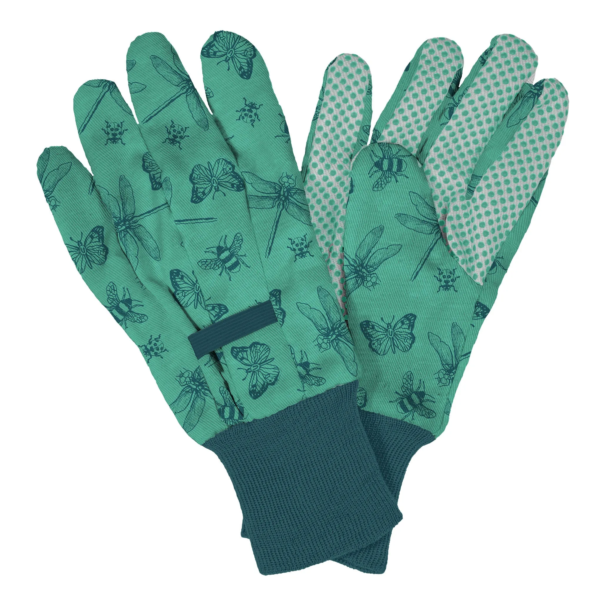 Kent & Stowe Flutter Bugs Print Cotton Gloves Triple Pack