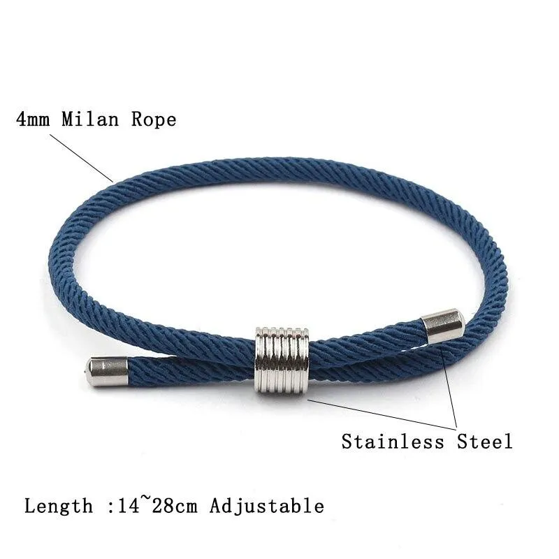 Luca Minimalist Milan Rope Bracelet