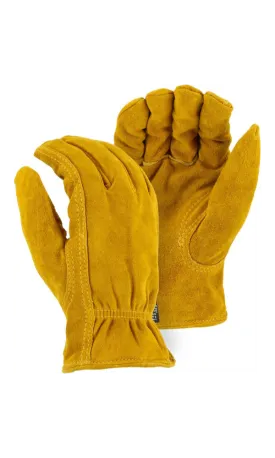 Majestic Gloves 1513T Thinsulate Lined Winter Cowhide Split Leather Driving Gloves (Dozen)