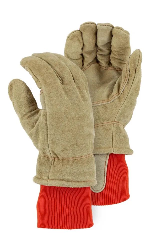 Majestic Gloves 1640 200 Gram Thinsulate Winter Lined Leather Freezer Gloves (Dozen)