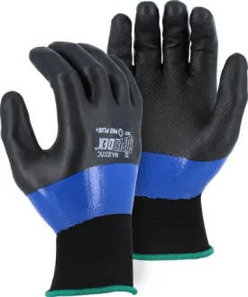 Majestic Gloves 3237 3/4 on Full Dip Nitrile Coated Gloves (Dozen)