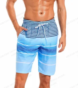 Men's Swim Board Shorts, Waterproof & Breathable, Inner Mesh, Pockets