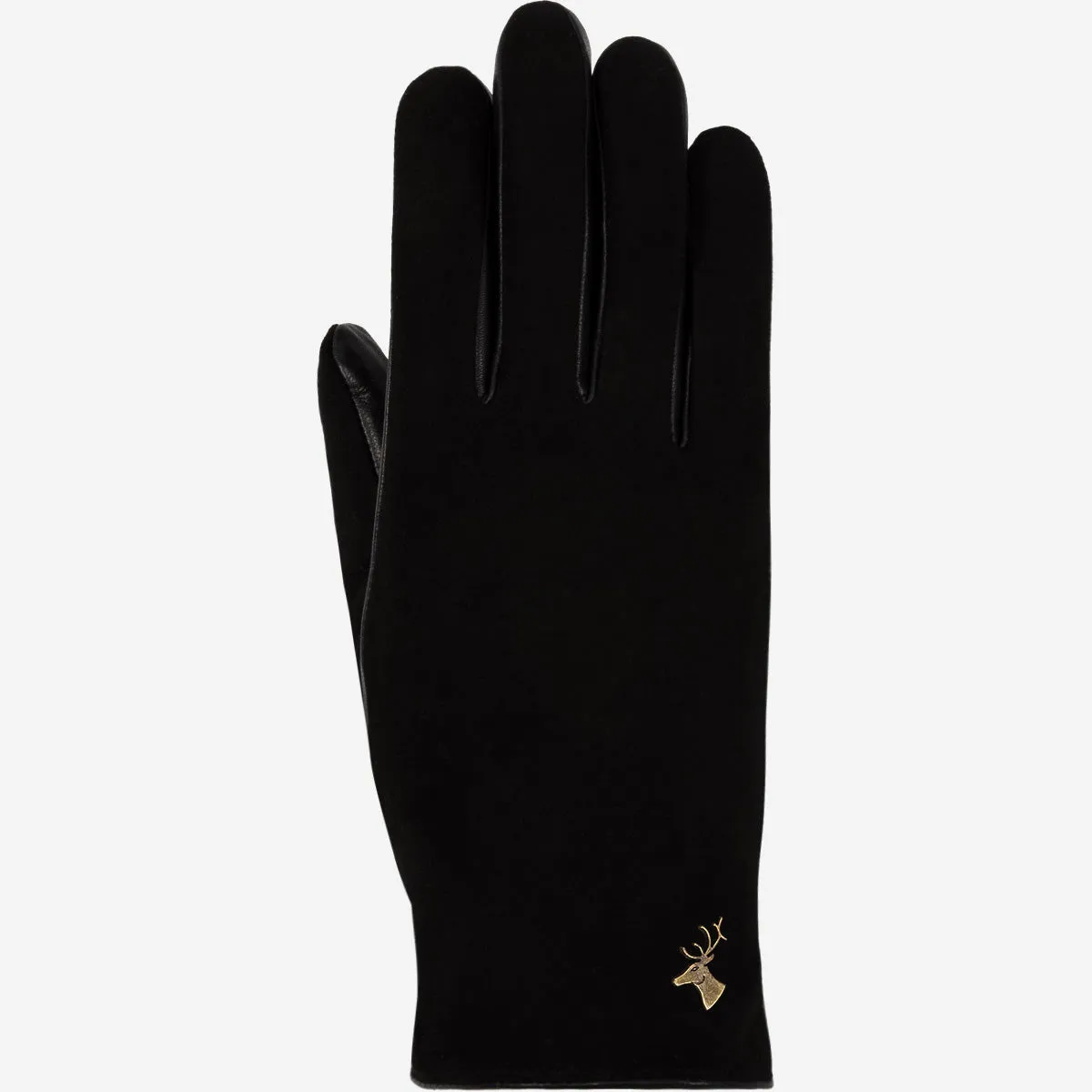 Nora - sheepskin leather gloves with faux fur lining & touchscreen feature