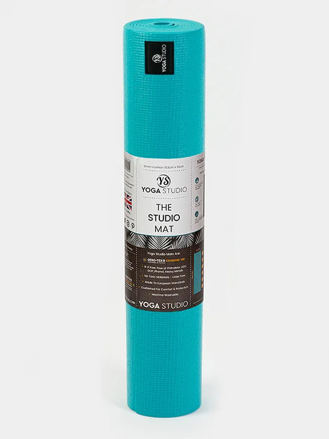 Personalised Yoga Mat 6mm With Custom Design - Turquoise