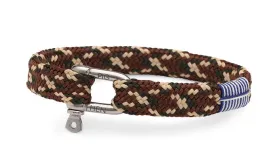 PIG & HEN - Sharp Simon Rope Bracelet - Ochre/Sand/Brown Camo