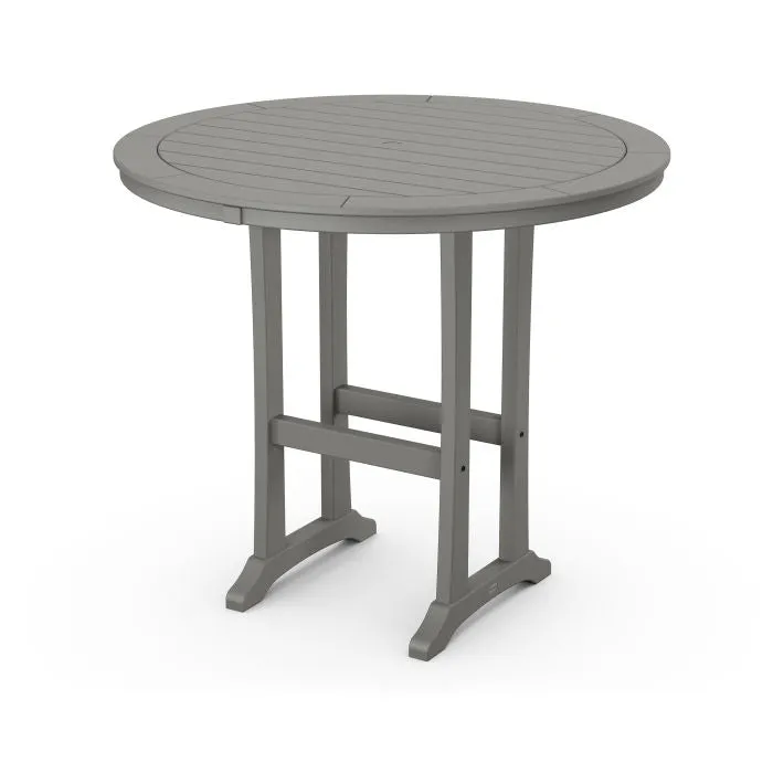 Polywood Nautical 48" Round Bar Table