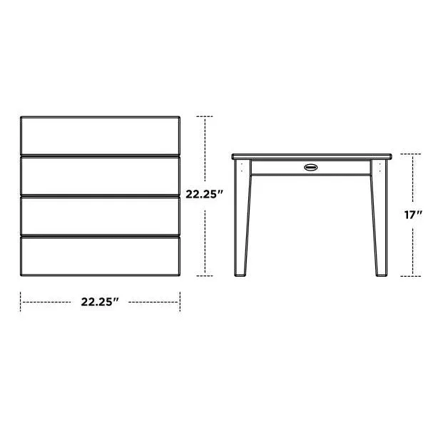 Polywood Outdoor Newport 22" End Table