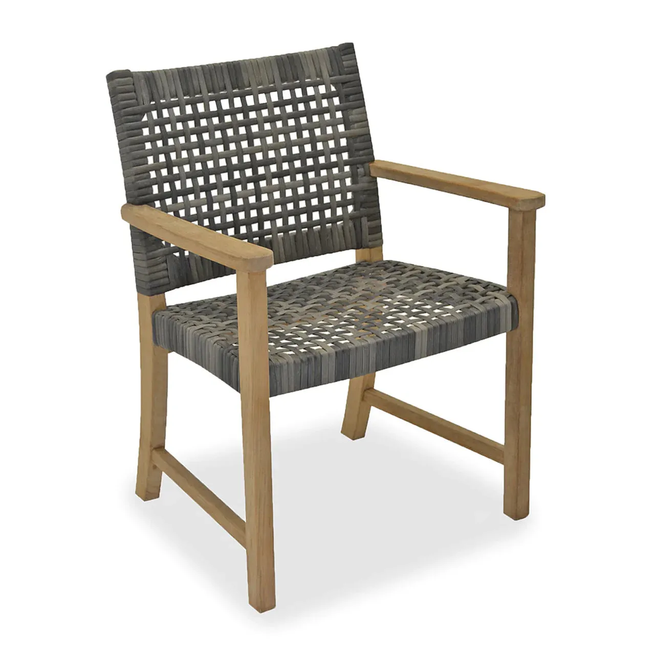 Sanur Teak & Woven Outdoor Dining Chair