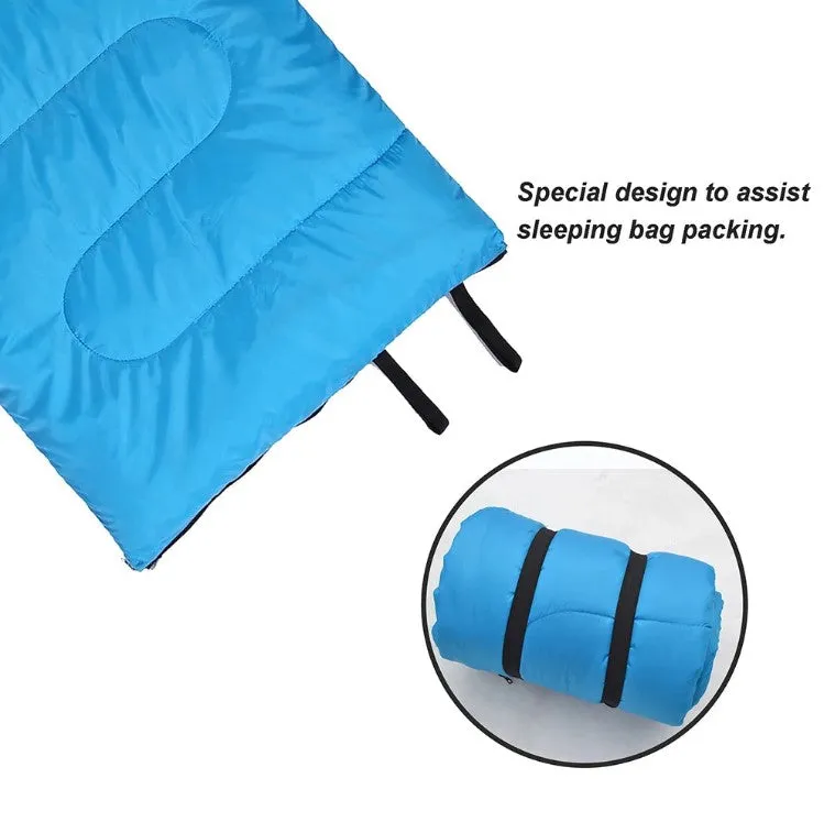 Sleeping Bag With Pillow Winter Warmth Flannel Lining and Carry Bag