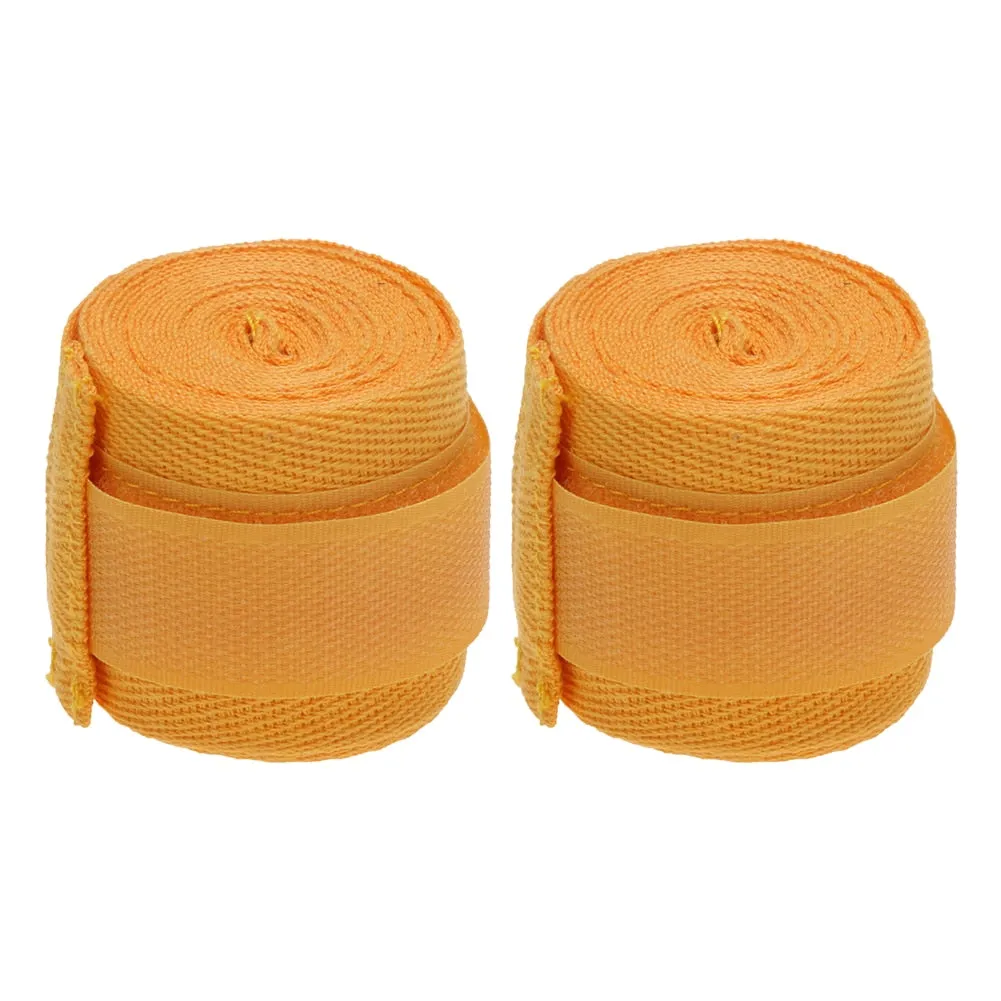 Sports Cotton 2pcs 2.5m Kick Boxing Bandage Sanda Taekwondo MMA Wrist Hand Gloves Wraps Straps Sportswear Equipment